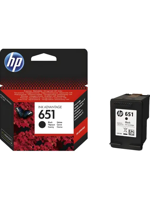 Картридж струйный HP 651 C2P10AE чер. для DJ 5575/5645