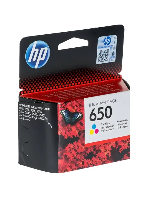 Картридж струйный HP 650 CZ102 цв. для DJ Ink Advantage 2515/3515