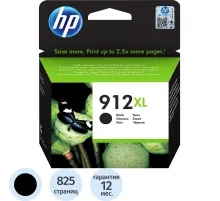 Картридж струйный HP 912XL 3YL84AE чер. пов. емк. для OfficeJet 801x/802x