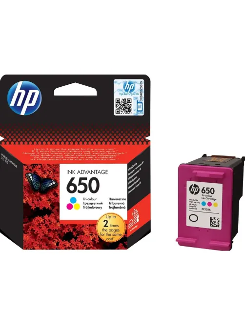 Картридж струйный HP 650 CZ102 цв. для DJ Ink Advantage 2515/3515