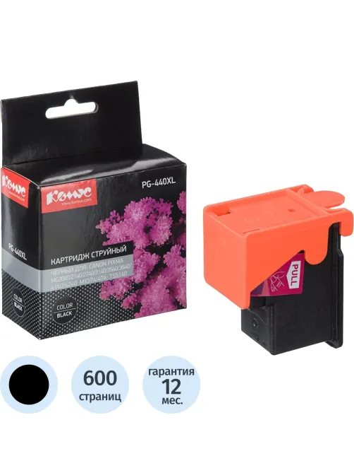 Картридж струйный Комус PG-440XL (5216B001) чер. для PIXMA MG2140/3140