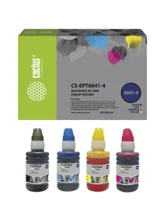 Чернила Cactus CS-EPT6641-4 T664 набор 4x100 мл для Epson L100/L200