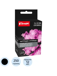 Картридж струйный Комус CLI-521BK (2933B004) чер. для Canon