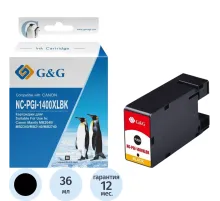 Картридж струйный G&G PGI-1400XL BK чер.  для Canon MB2050/MB2350/MB2040