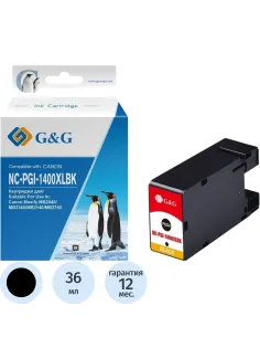Картридж струйный G&G PGI-1400XL BK чер.  для Canon MB2050/MB2350/MB2040