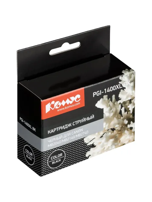 Картридж струйный Комус PGI-1400XL BK чер.для Canon MB2040/MB2140/MB2740