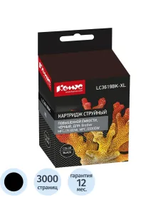 Картридж струйный Комус LC3619XLBK чер.пов.емк для BrotherMFCJ3530DW/3930D