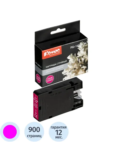 Картридж струйный Комус PGI-1400XL M пур.для Canon MB2040/MB2140/MB2740
