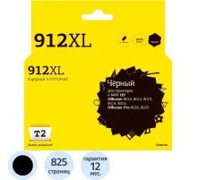 Картридж струйный T2 №912XL (IC-H3YL84AE)чер.для HP OJ 8010/8015/8020