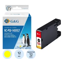 Картридж струйный G&G PGI-1400XL Y жел. для Canon MB2050/MB2350/MB2040