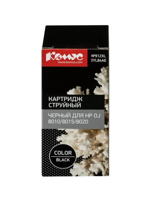 Картридж струйный Комус №912XL 3YL84AE чер.для HP OJ 8010/8015/8020