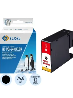 Картридж струйный G&G PGI-2400XL BK чер. для Canon MAXIFY iB4040/ МВ5040