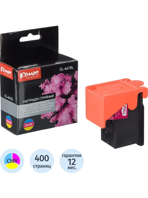 Картридж струйный Комус CL-441XL (5220B001) цв.пов.емк. для PIXMA MG2140/31