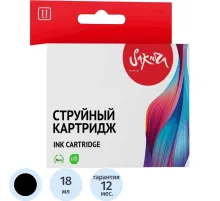Картридж струйный Sakura №123 F6V17AE чер. для HP DJ 2130/2620/3630
