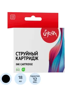 Картридж струйный Sakura №123 F6V17AE чер. для HP DJ 2130/2620/3630