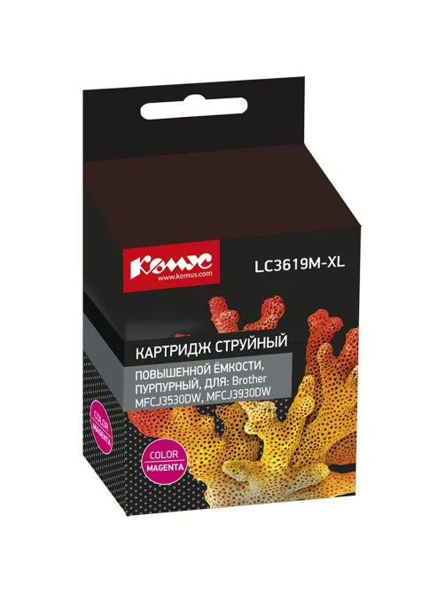 Картридж струйный Комус LC3619XLM пур.пов.емк. для Brother MFCJ3530DW/3930D