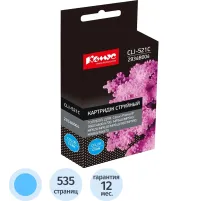 Картридж струйный Комус CLI-521C (2934B004) гол. для Canon