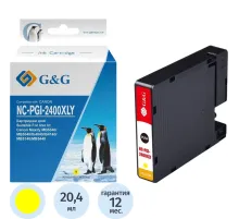 Картридж струйный G&G PGI-2400XL Y жел. для Canon MAXIFY iB4040/ МВ5040