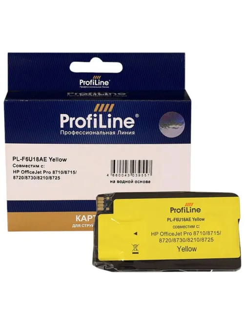 Картридж струйный ProfiLine PL-F6U18AE N953XL жел. для HP OJ Pro 7720/8720