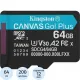 Карта памяти microSDXC Kingston SDCG4/64GBSP 64G Go Plus G4 200R V30