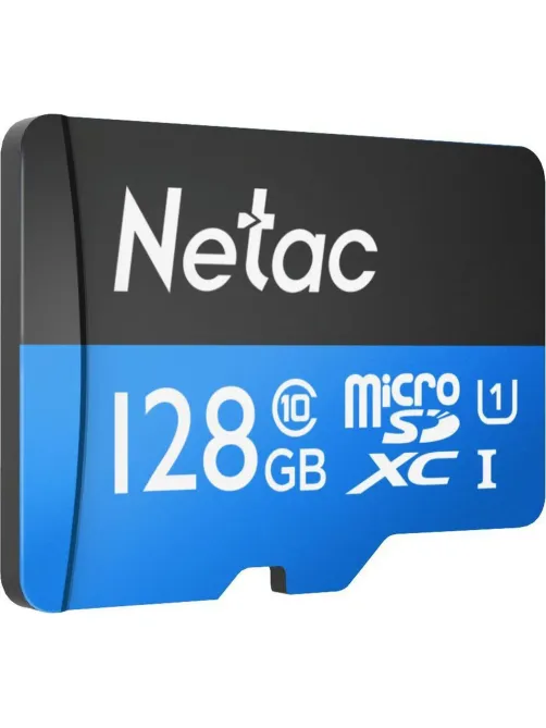 Карта памяти Netac P500 Standard MicroSDXC 128GB U1/C10 up to 90MB