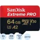 Карта памяти SanDisk mic.SDXC Cl.10 UHS-I A2 C10 V30 U3 SDSQXCU-064G-GN6MA