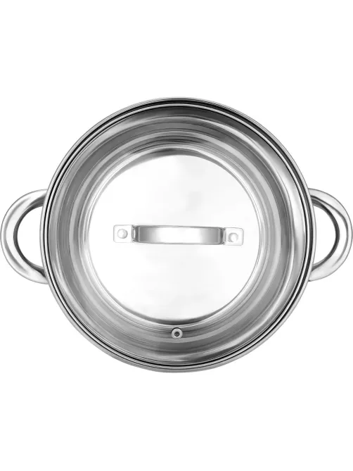 Кастрюля нерж Rondy 3,9л , D=21,5cм, SH07393