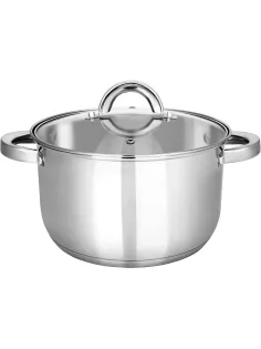 Кастрюля нерж Rondy 5,0л , D=23,5cм, SH07503