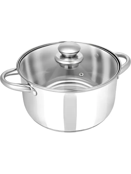 Кастрюля нерж Greta 2,5л , D=19cм, GS02253