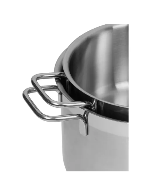 Кастрюля 5л нерж.тройное дно d=235 h=130,с кр.,серияSatin LUXSTAHL кт3156