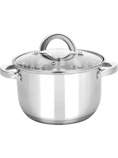 Кастрюля нерж Rondy 3,9л , D=21,5cм, SH07393