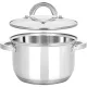 Кастрюля нерж Rondy 3,9л , D=21,5cм, SH07393
