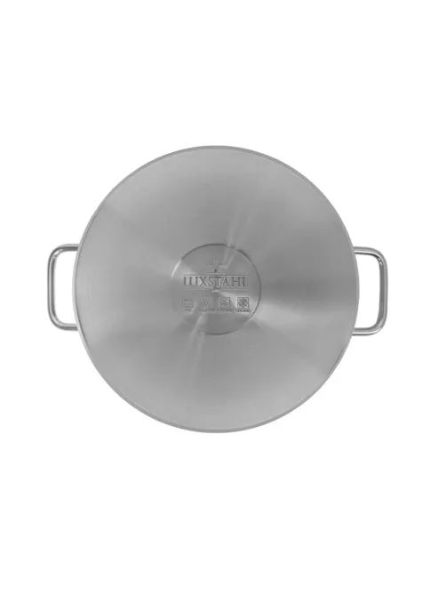 Кастрюля 5л нерж.тройное дно d=235 h=130,с кр.,серияSatin LUXSTAHL кт3156
