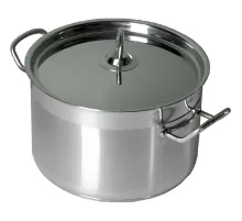 Кастрюля 3,0л.нерж.d=21,5см.h=10см. тройн.дно с кр. (инд) MGsteel 39340