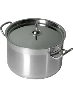Кастрюля 3,0л.нерж.d=21,5см.h=10см. тройн.дно с кр. (инд) MGsteel 39340