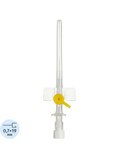 Катетер внутривенный с доп.портом 24G, Polyflon, 100 шт/уп