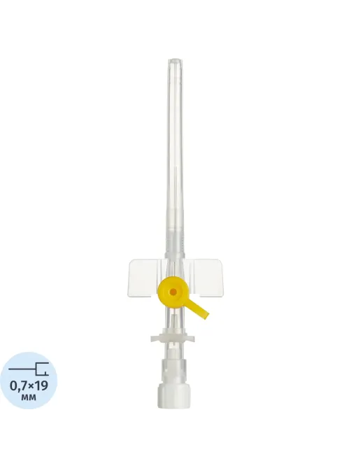 Катетер внутривенный с доп.портом 24G, Polyflon, 100 шт/уп