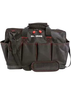 Сумка для инструмента с ремнем, пластиковое дно 42х23,5х27 Dr.IRON(DR1025)