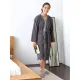 Халат Махровый Мужской Комус DELRAY Кимоно антрацит, L-XL, 300 гр/м2