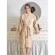 Халат Махровый Мужской Комус DELRAY Кимоно бежевый, L-XL,300 гр/м2