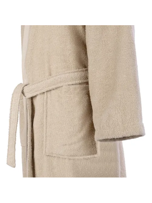 Халат Махровый Мужской Комус DELRAY Кимоно бежевый, L-XL,300 гр/м2