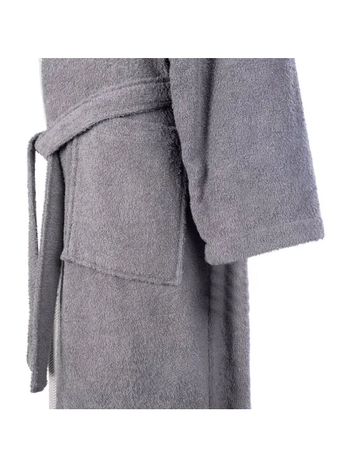 Халат Махровый Мужской Комус DELRAY Кимоно антрацит, L-XL, 300 гр/м2