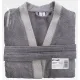 Халат Махровый Мужской Комус DELRAY Кимоно антрацит, L-XL, 300 гр/м2