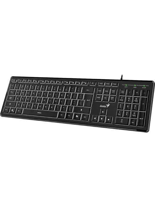 Клавиатура Genius проводн. SlimStar 820 черный