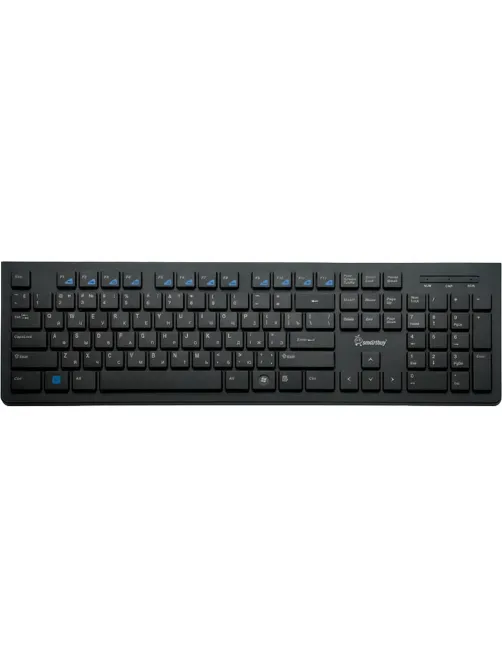 Клавиатура Smartbuy Slim 206 провод мультимедийная USB чер (SBK-206US-K)/20
