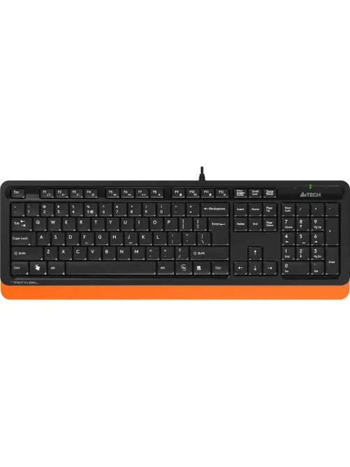 Клавиатура A4Tech Fstyler FK10 черный/оранжевый USB