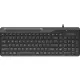 Клавиатура A4Tech Fstyler FK25 черный USB slim