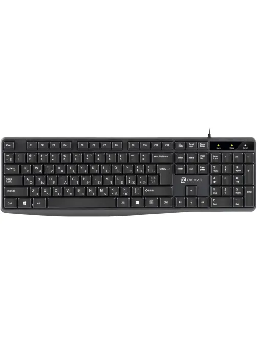 Клавиатура Oklick 145M черный USB (1659983)