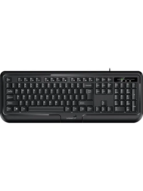 Клавиатура Genius KB-118 II, проводная мультимедийная, черный