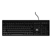 Клавиатура проводная БЕШТАУ КЛ104РУ 104 клавиши, USB, 1,8м, KЛ104PY/TВ